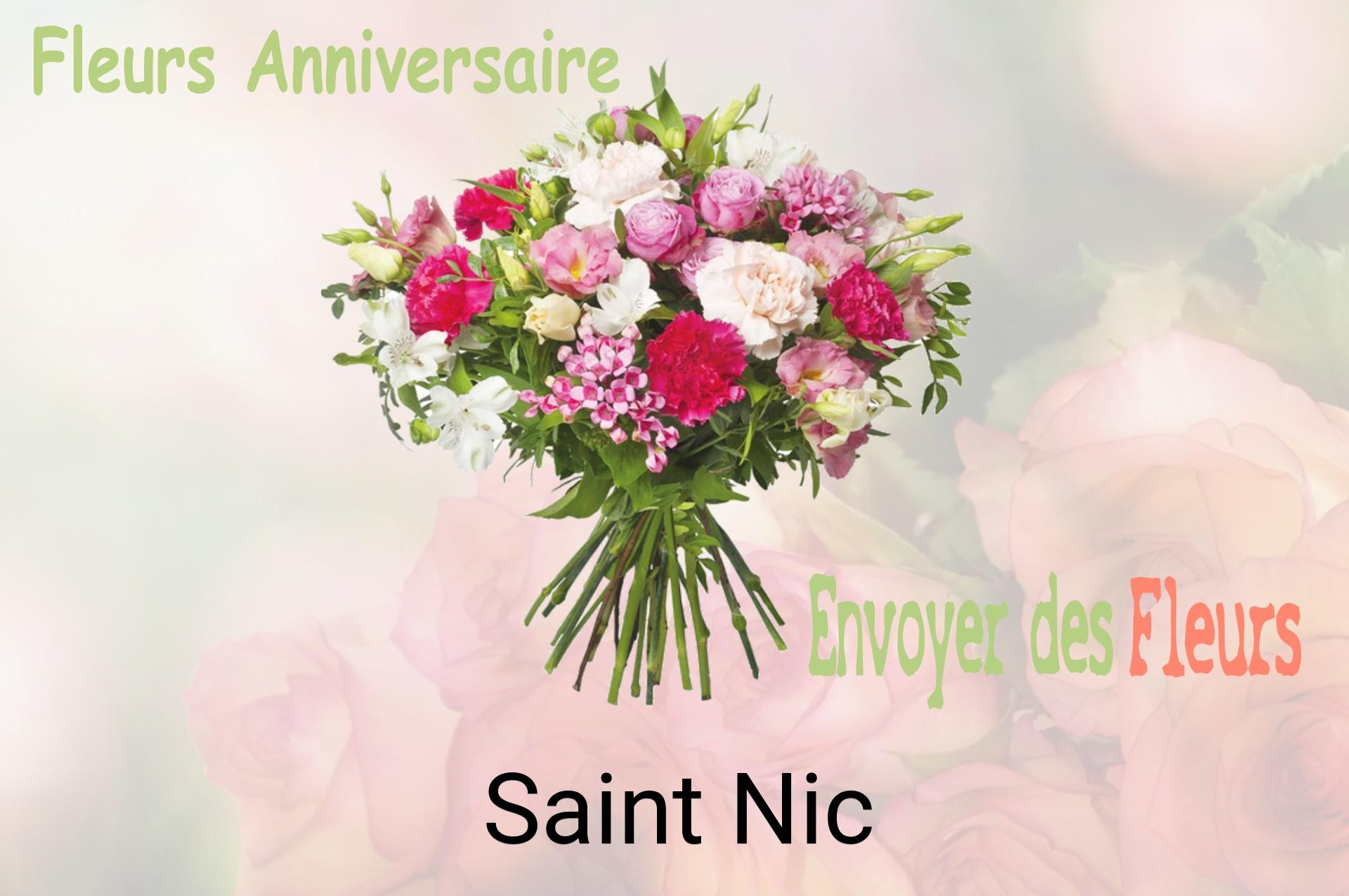 Bouquet de fleurs d’anniversaire livré à Saint-Nic
